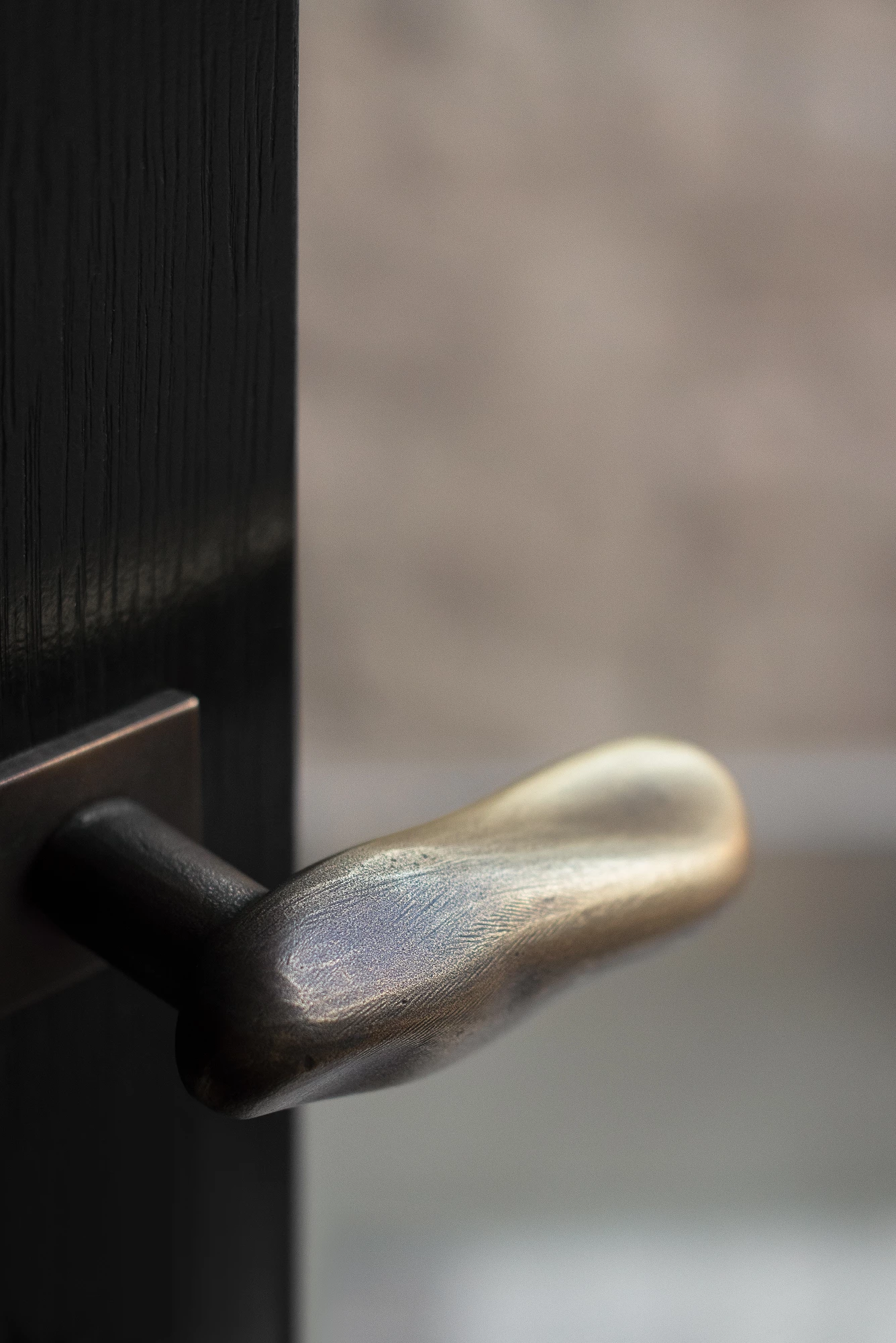 Natural sanded dark bronze