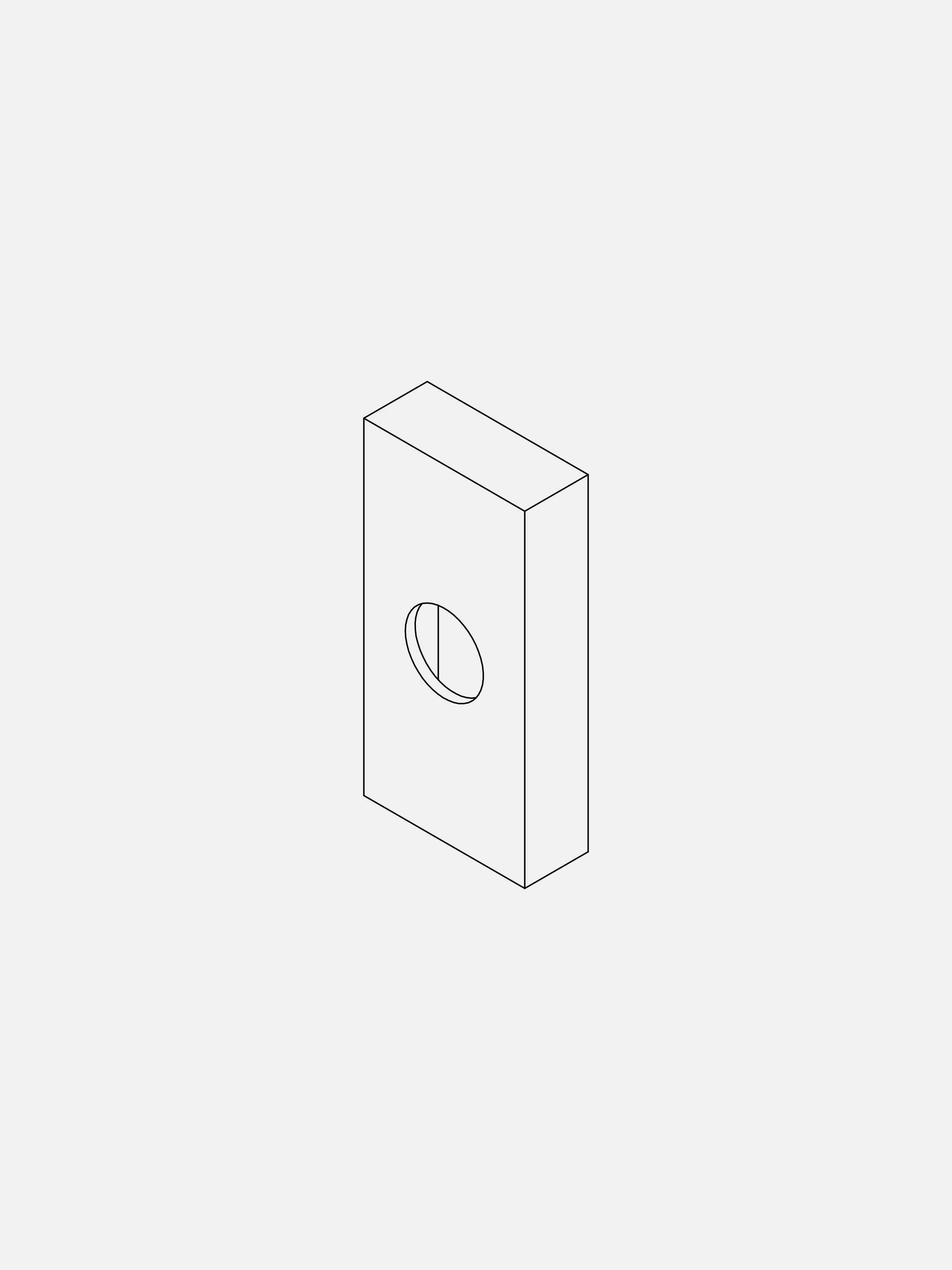 Rose for window rectangular