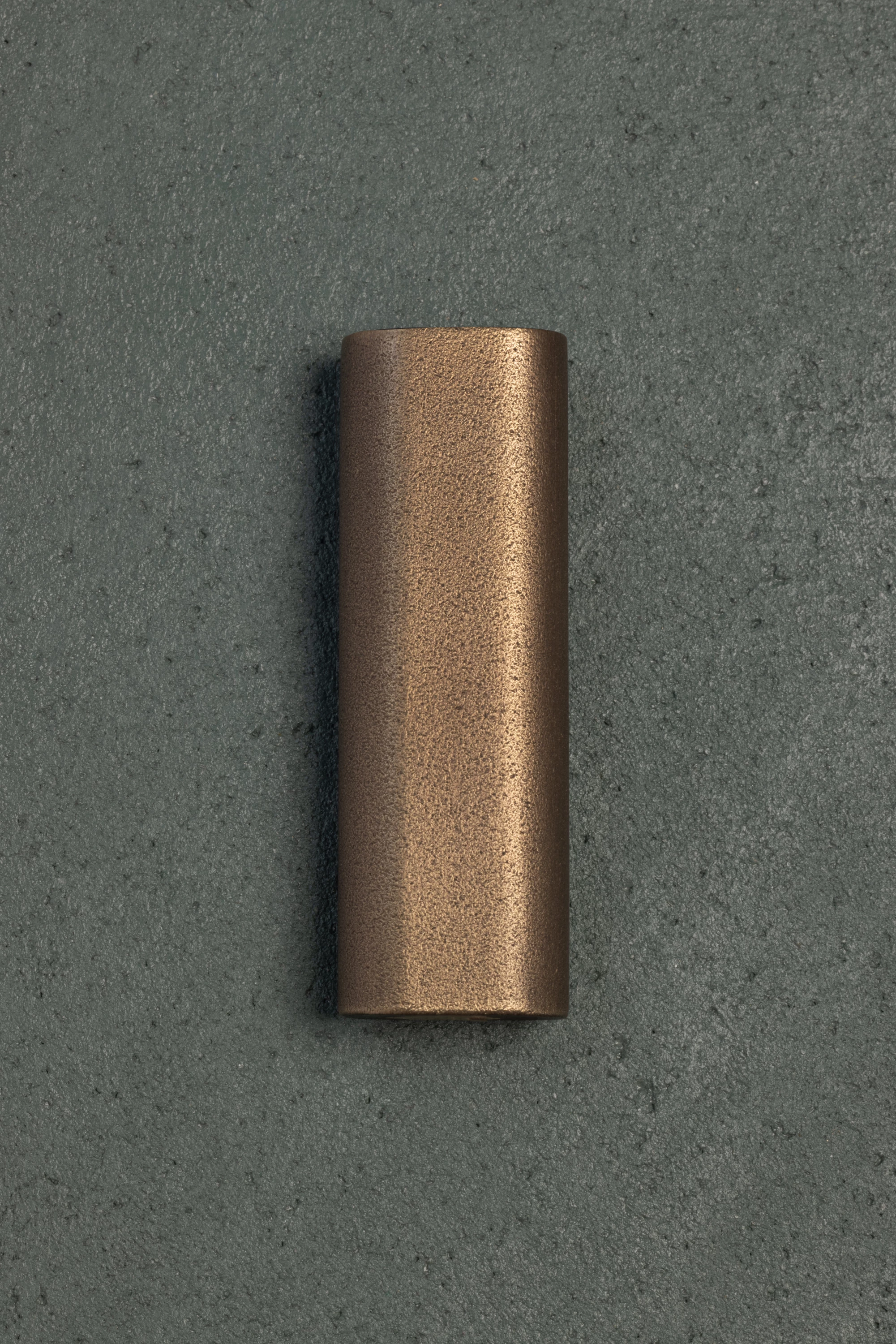 Natural sanded smoked bronze