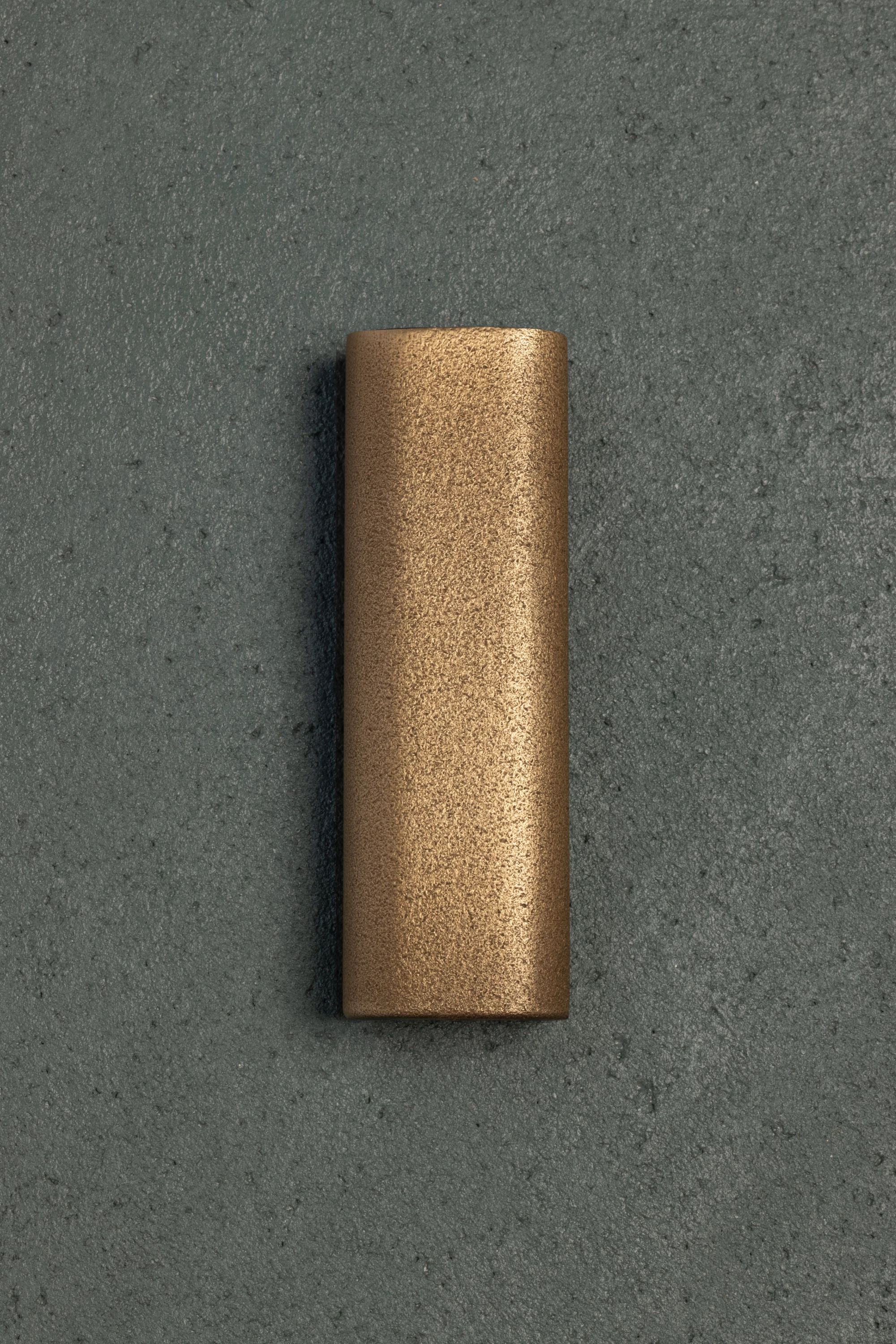 Natural sanded aged bronze